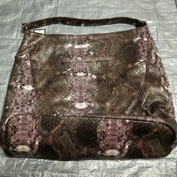 ☃️🚨Nine West mixed print large shoulder bag with side zippers - Picture 6 of 8